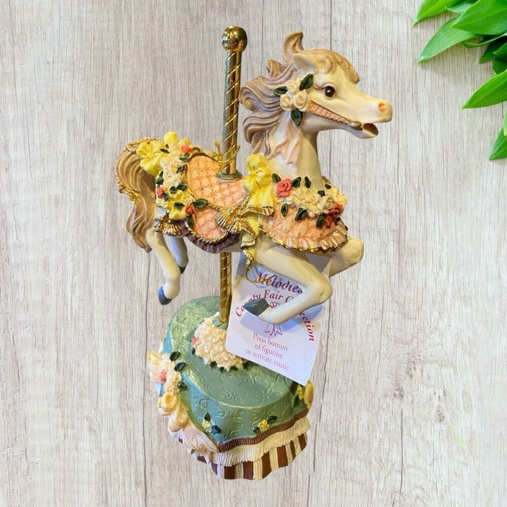 Heritage House Melodies Country Fair Carousel Horse As Time Goes By NEW
